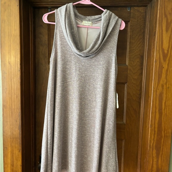 Altar'd State Silver Sleeveless Dress - Picture 1 of 6